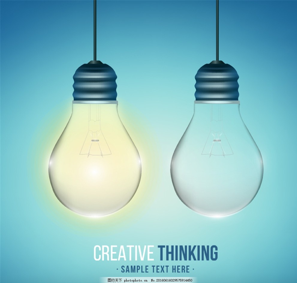 點亮創(chuàng)意 創(chuàng)新思維燈泡設(shè)計矢量素材的多樣應(yīng)用