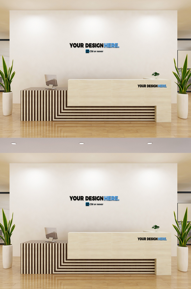 企業(yè)前臺背景墻LOGO樣機設(shè)計與制作指南